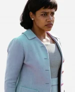 Taylour Paige TV Series IT Welcome to Derry 2025 Purple Coat