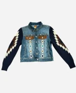 Tenille Daniels Aztec Denim Jacket