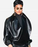 Teyana Taylor 2026 NYC Leather Jacket - Black
