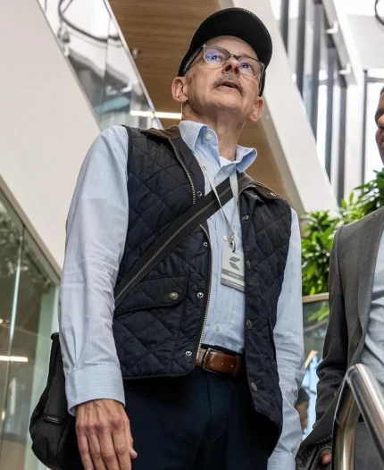 The Audacity 2026 Tom Ruffage Black Quilted Vest