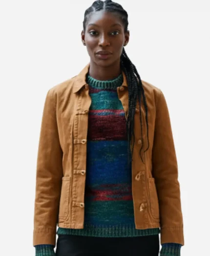The Christophers Michaela Coel Brown Jacket