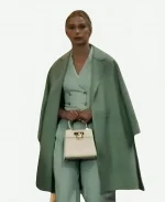 The Madison 2026 Elle Chapman Green Wool Coat