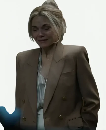The Madison 2026 Michelle Pfeiffer Brown Blazer
