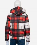 The Today Show 2025 Jill Martin Plaid Sherpa Jacket