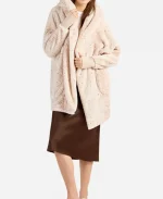 The Today Show 2026 Jill Martin Leopard Lounger Sherpa Jacket