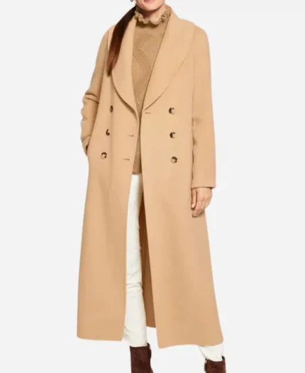 The Today Show 2026 Sheinelle Jones Wool Blend Shawl Collar Coat