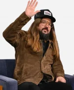 The Tonight Show Starring Jimmy Fallon 2026 Dusty Slay Brown Suede Leather Jacket