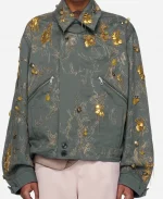 The Voice S29 John Legend Embellished Grey Jacket