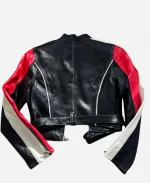 The Voice S29 Syd Millevoi Black Red Leather Biker Jacket