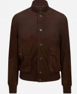 Theo FBI Suede Leather Jacket