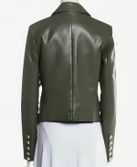Tiffany Mitchell The Traitors US 2026 Green Leather Blazer