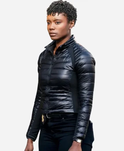 Tiffany Wallace FBI S06 Black Puffer Jacket