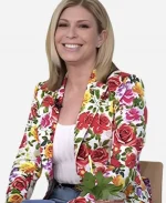 Today Show 2025 Jill Martin Floral Print Blazer