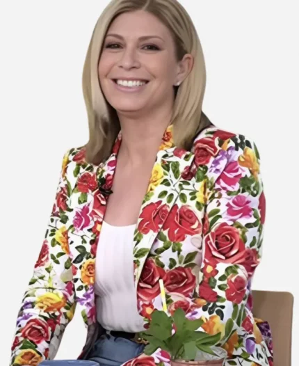 Today Show 2025 Jill Martin Floral Print Blazer