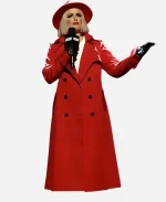 Toni Storm AEW Collision 2025 Red Trench Coat - For Sale