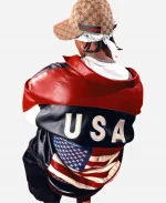 Txyy USA Flag 2026 Misty Harbor Leather Jacket