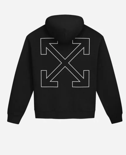 Off-White Costco Black Pullover Hoodie Off-White Costco Hoodie
