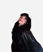 Vanity Fair's 2026 Odessa A’zion Black Leather Jacket