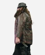 WWE American Wrestler Bray Wyatt Brown Leather Jacket