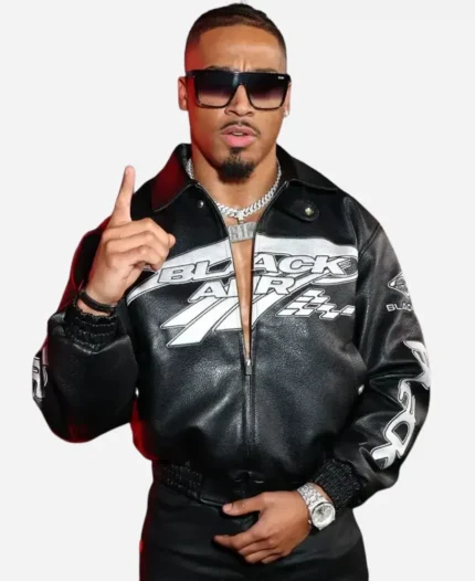 WWE RAW Event Carmelo Hayes Leather Jacket