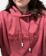 What is Your Love Song Maroon Pullover Hoodie - For Sale