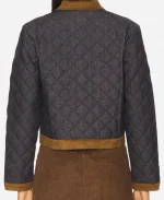 Women's Agatha Cropped Quilted Denim Jacket