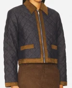 Women's Steve Madden Agatha Cropped Quilted Denim Jacket