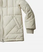 Won Jin‑A  Hellbound S01 Song So‑Hyun White Puffer Jacket