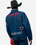 Wrangler x AVIREX 2026 AOP Patch Denim Jacket