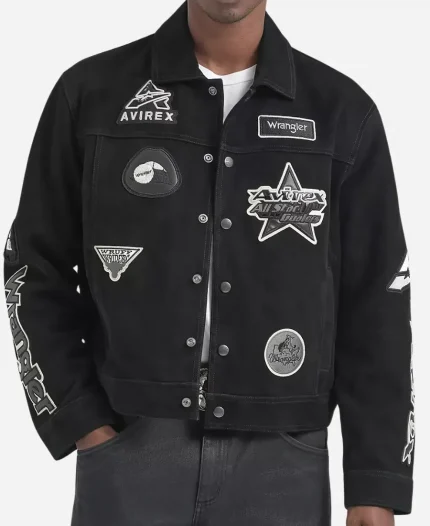 Wrangler x AVIREX Suede Trucker Jacket