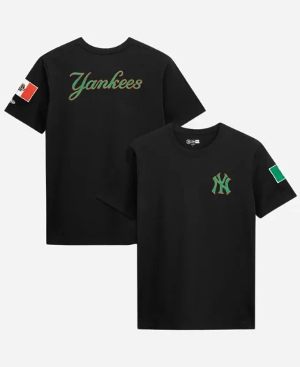 Yankees New Era Mexico Flag T-Shirt