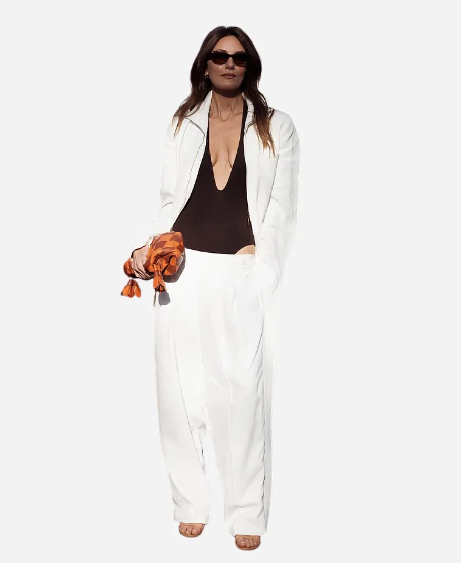 Zimmermann Show 26 Paris Fashion Week Leila George Suit Zimmermann Show 26 Paris Fashion Week Leila George Suit