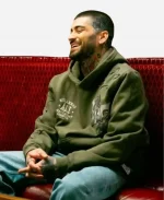 2026 Call Her Daddy Zayn Malik Green Pullover Hoodie