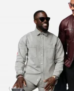 2026 CinemaCon Kevin Hart Grey Cotton Shirt