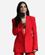 2026 CinemaCon Practical Magic 2 Presentation Sandra Bullock Red Suit