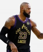 2026 LeBron James Utah Jazz vs Los Angeles Lakers Black Jersey 
