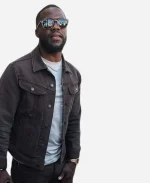 2026 Los Angeles Kevin Hart Brown Cotton Trucker Jacket