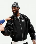 2026 Milwaukee Bucks Vs Detroit Pistons Bobby Portis Black Warm Up Jacket