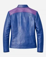 2026 Mortal Kombat II Karl Urban JC Blue Leather Jacket