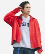 2026 NCAA March Madness Music Festival Dominic Fike Red Cotton Jacket