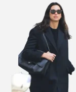 2026 New York City Dua Lipa Black Wool Coat - NYC