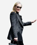 2026 New York City Meryl Streep Pinstripe Blazer