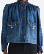 2026 New York City Oprah Winfrey Blue Denim Jacket
