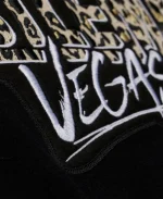 2026 WrestleMania 42 Vegas Letterman Varsity Jacket in Black