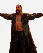 42 Seth Rollins WWE Wrestlemania Leather Coat