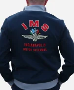 '47 Indianapolis Motor Speedway 2026 Pique Blue Bomber Track Jacket
