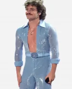 67th Annual Grammy Awards Benson Boone Blue Sequin Jumpsuit