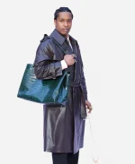 ASAP Rocky Haute Couture SS26 Black Leather Coat