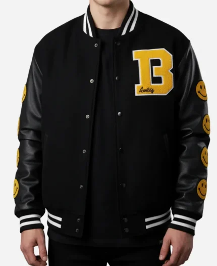 A$ap Rocky Smiley Varsity Jacket