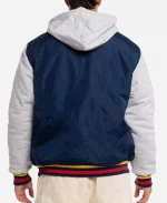 Adelaide Crows Patchwork Bomber Hooded Jacket